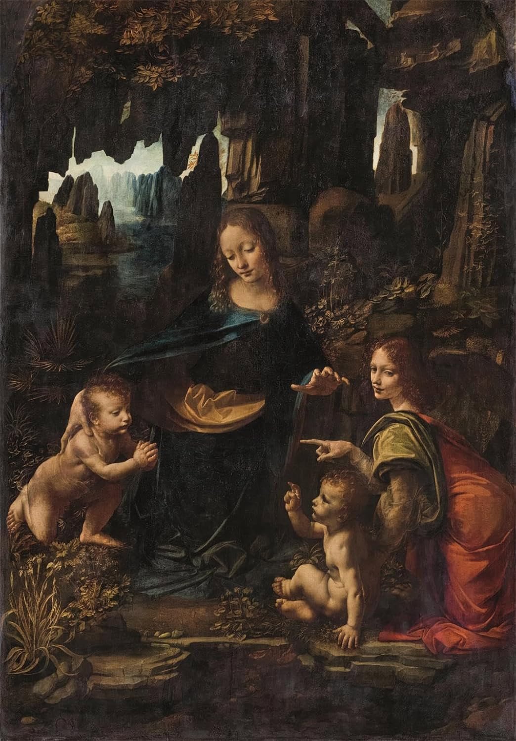 CLEMENTONI Puzzle Museum Collection: Madona v skalách 1000 dielikov