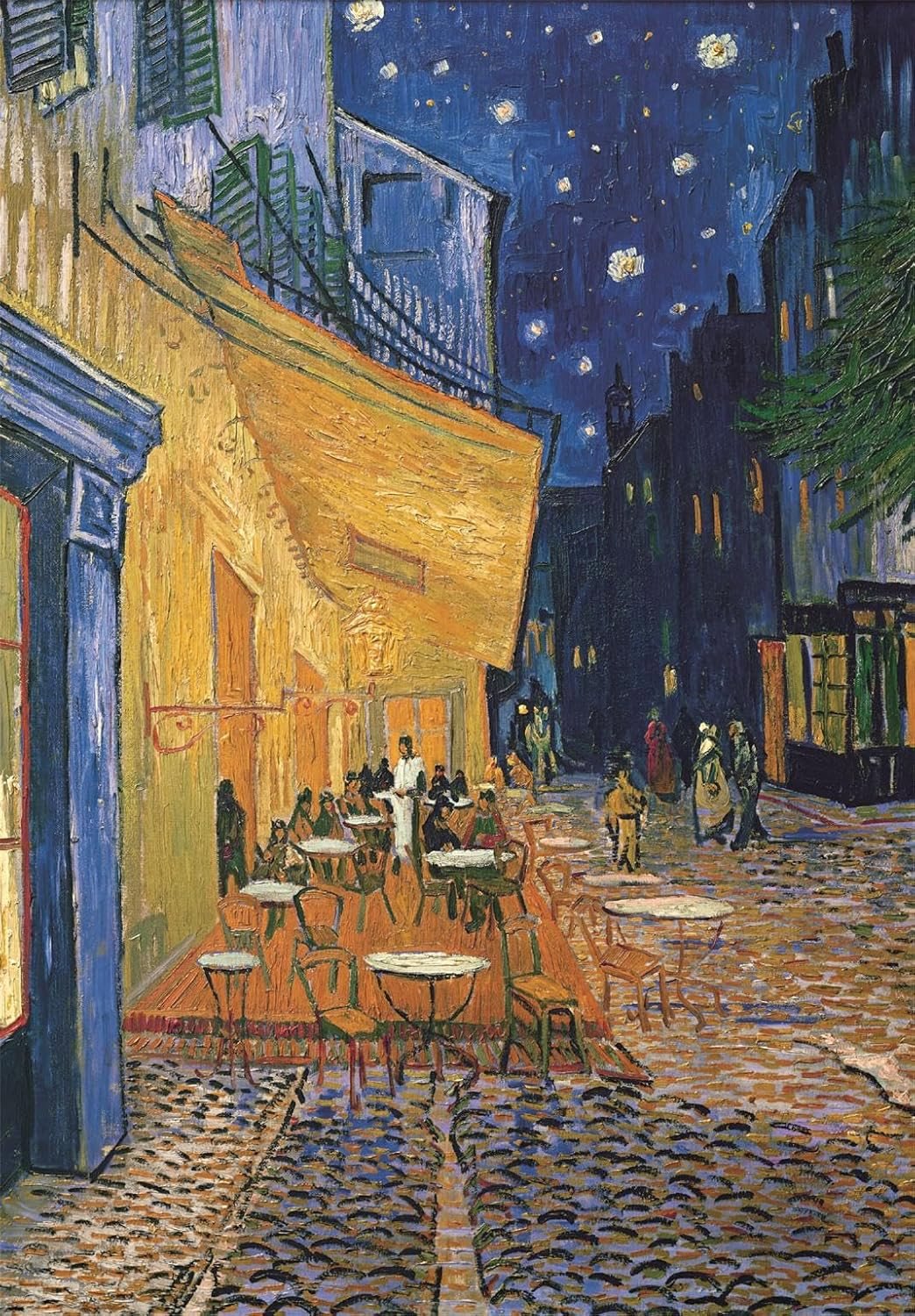 CLEMENTONI Puzzle Museum Collection: Terasa kaviarne v noci 1000 dielikov