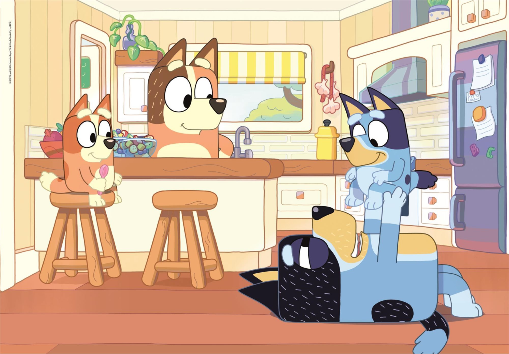 Clementoni Bluey 104 dílků