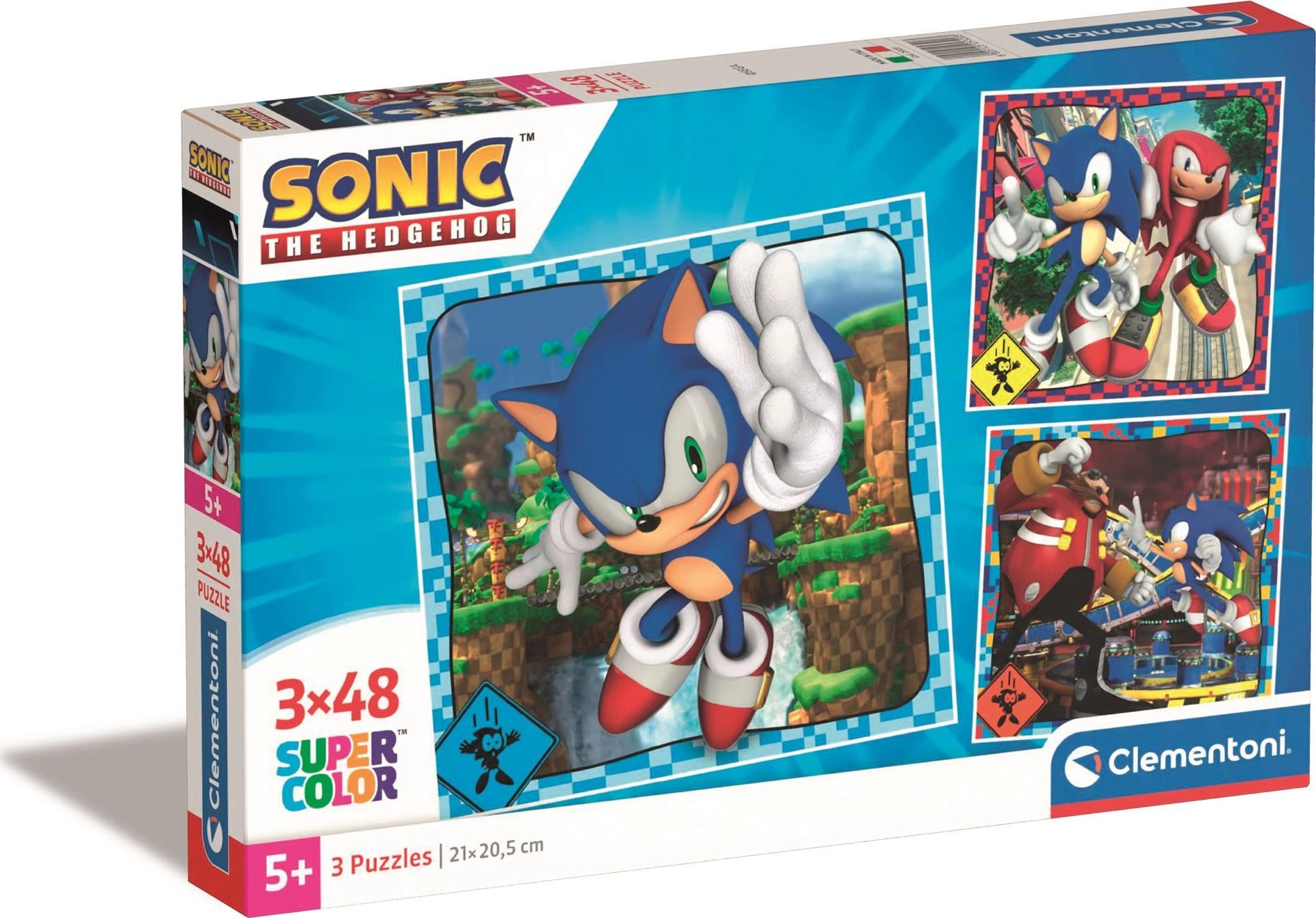 Clementoni Sonic 3 × 48 dílků