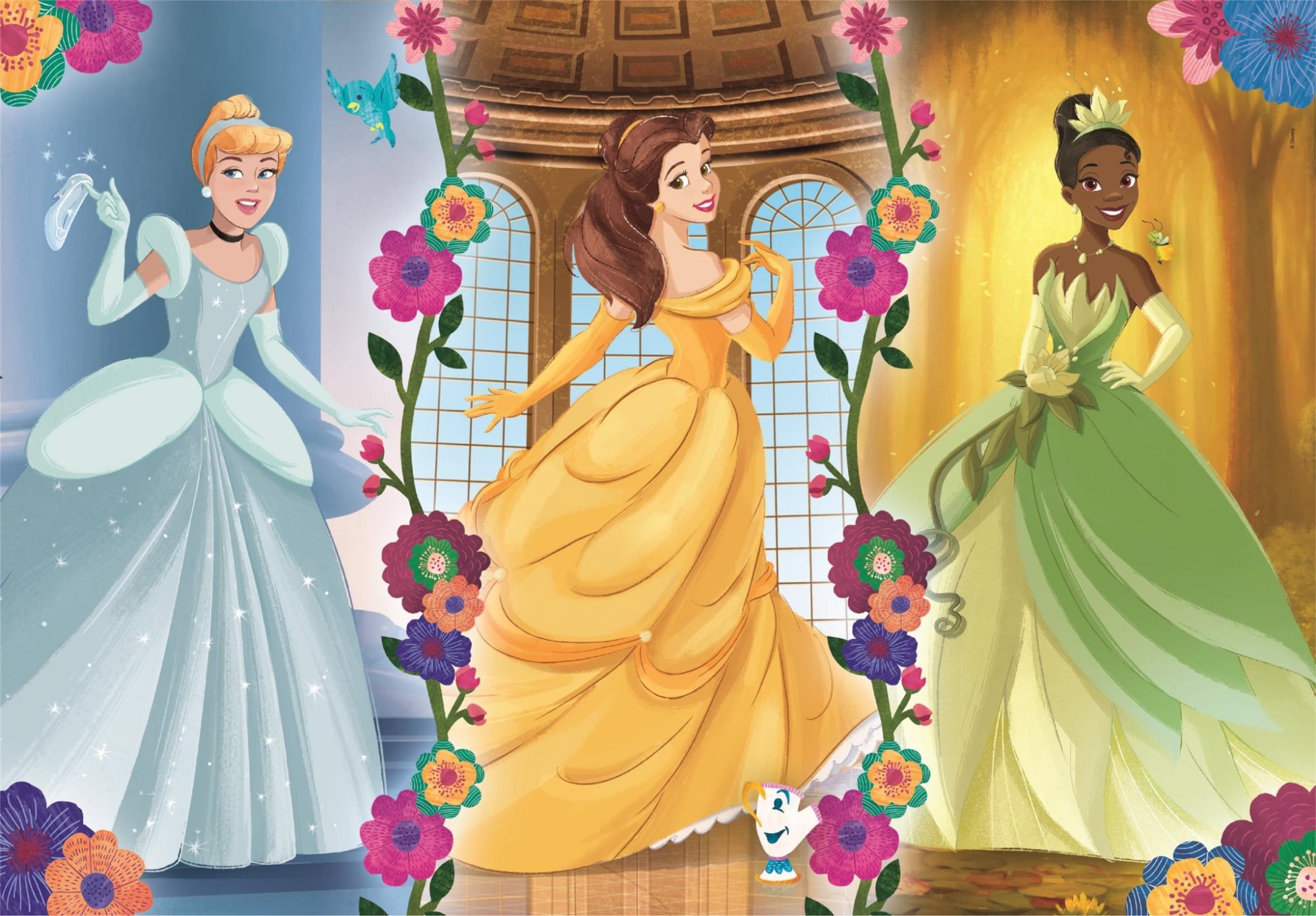 Clementoni Disney princezny 104 dílků