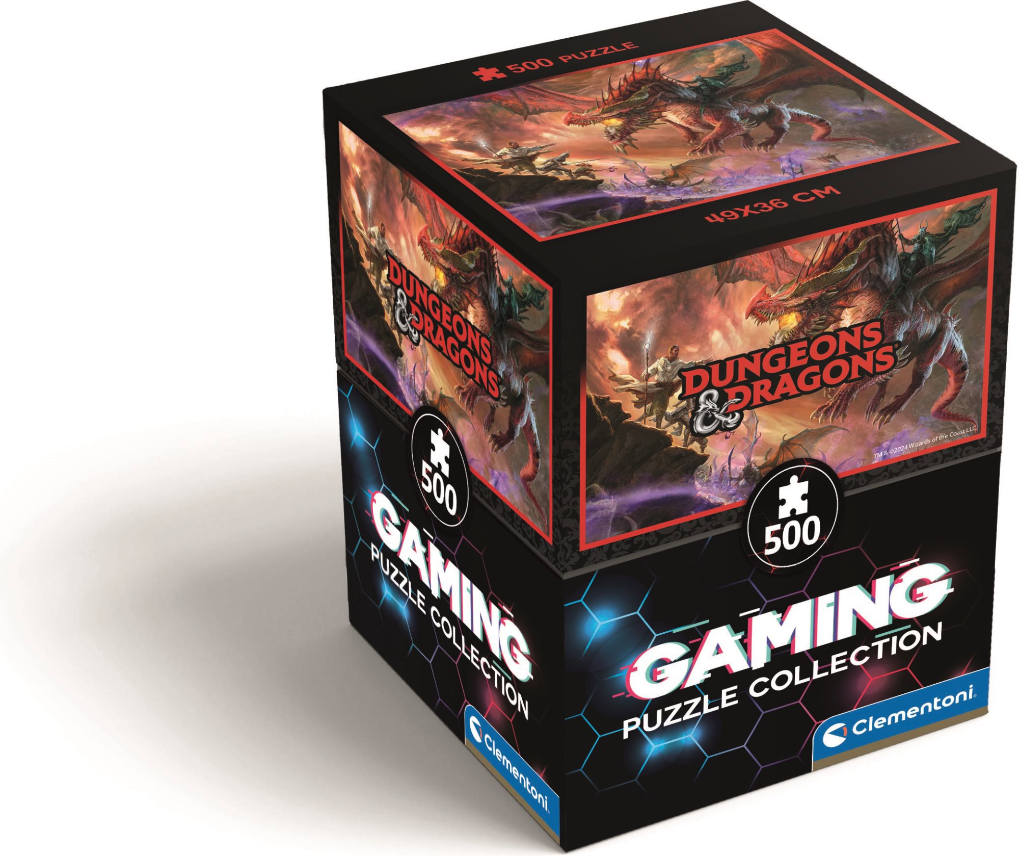 Clementoni Gaming Collection: Dungeons & Dragons 500 dílků