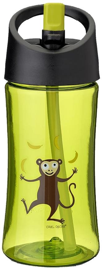 Carl Oscar Water Bottle – Detská fľaša na vodu 0,35 l; limetková