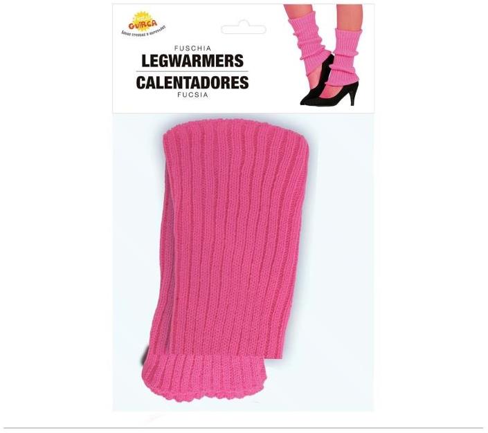 GUIRCA Retro návleky na členky neónovo ružové