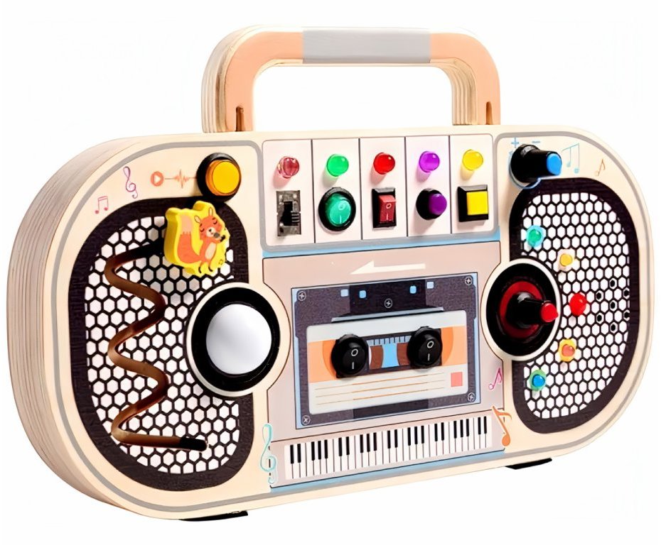 Derrson Magneťák W5338, interaktívna drevená montessori tabuľa