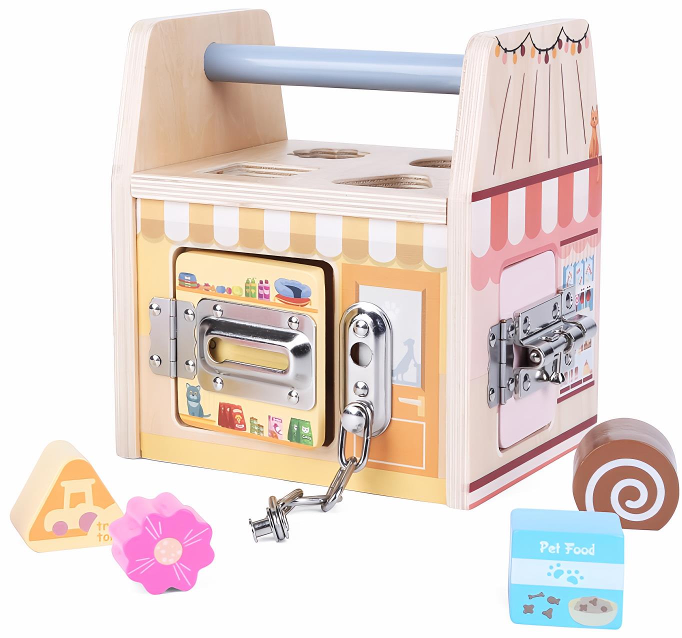 Derrson Motorický domček so zámkami