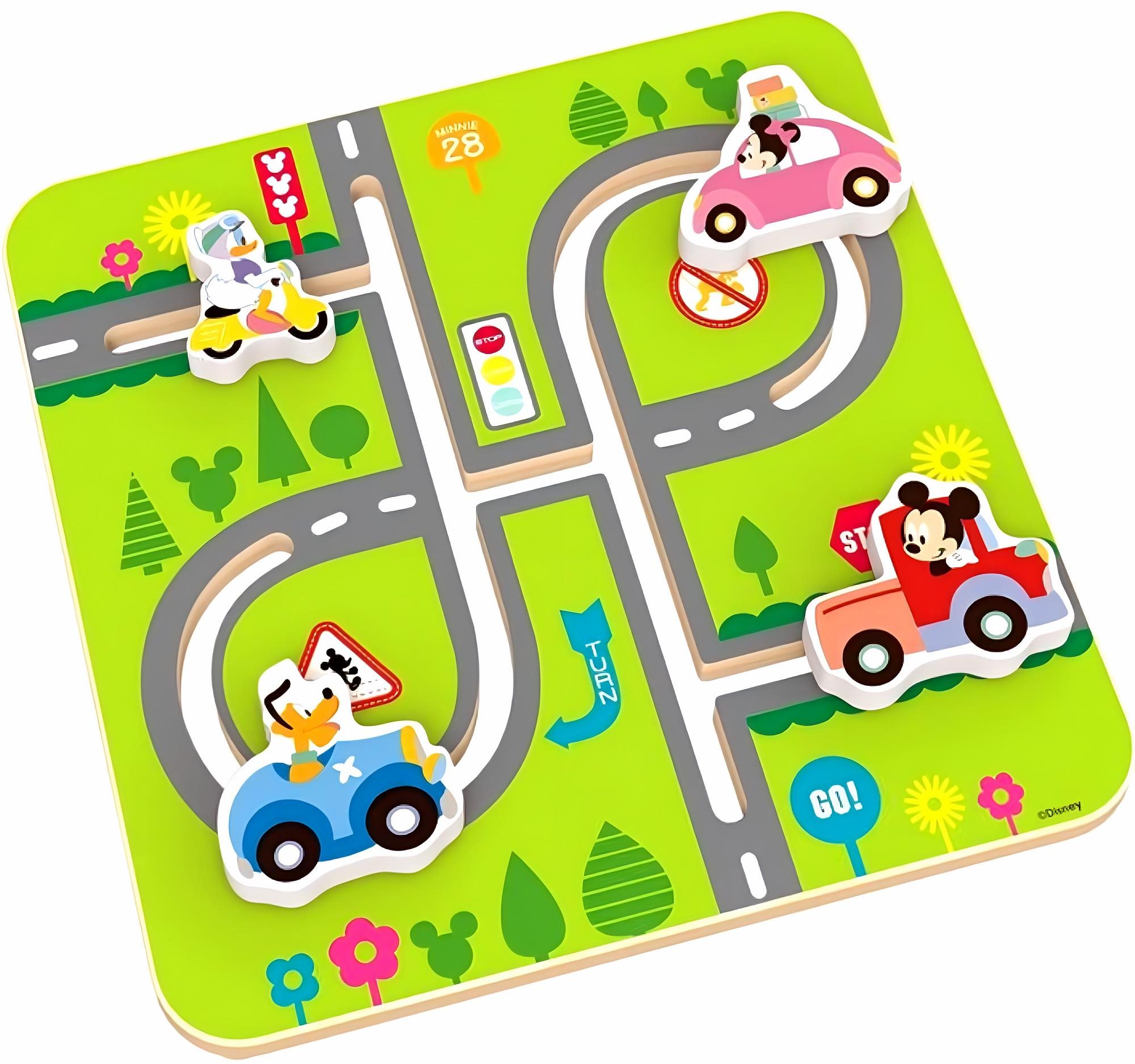 Derrson Disney Drevený motorický labyrint Mickeyho svet