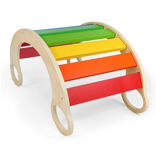 Derrson Montessori dúhová hojdačka