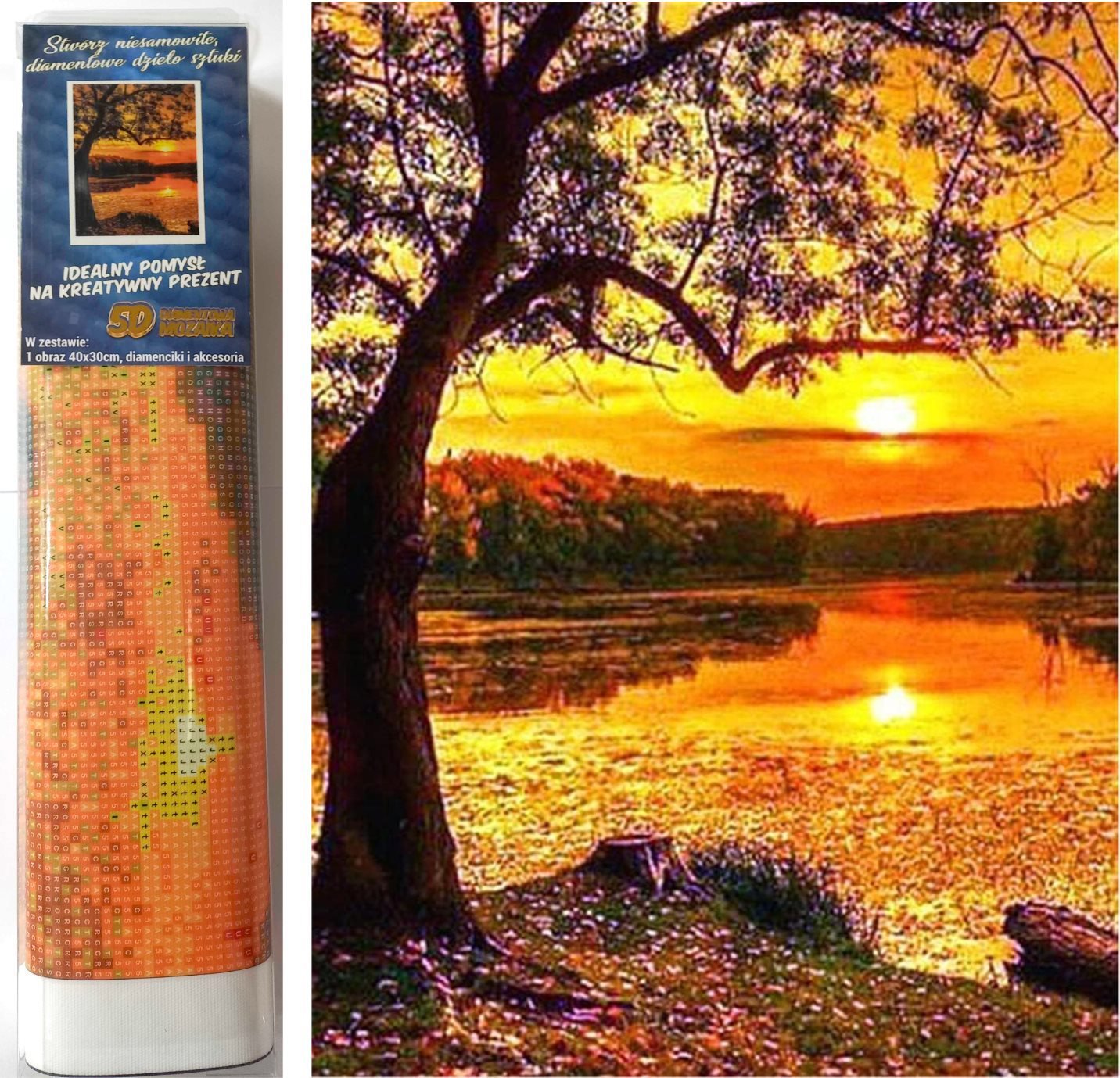 Norimpex Podzimní západ slunce 40 × 30 cm
