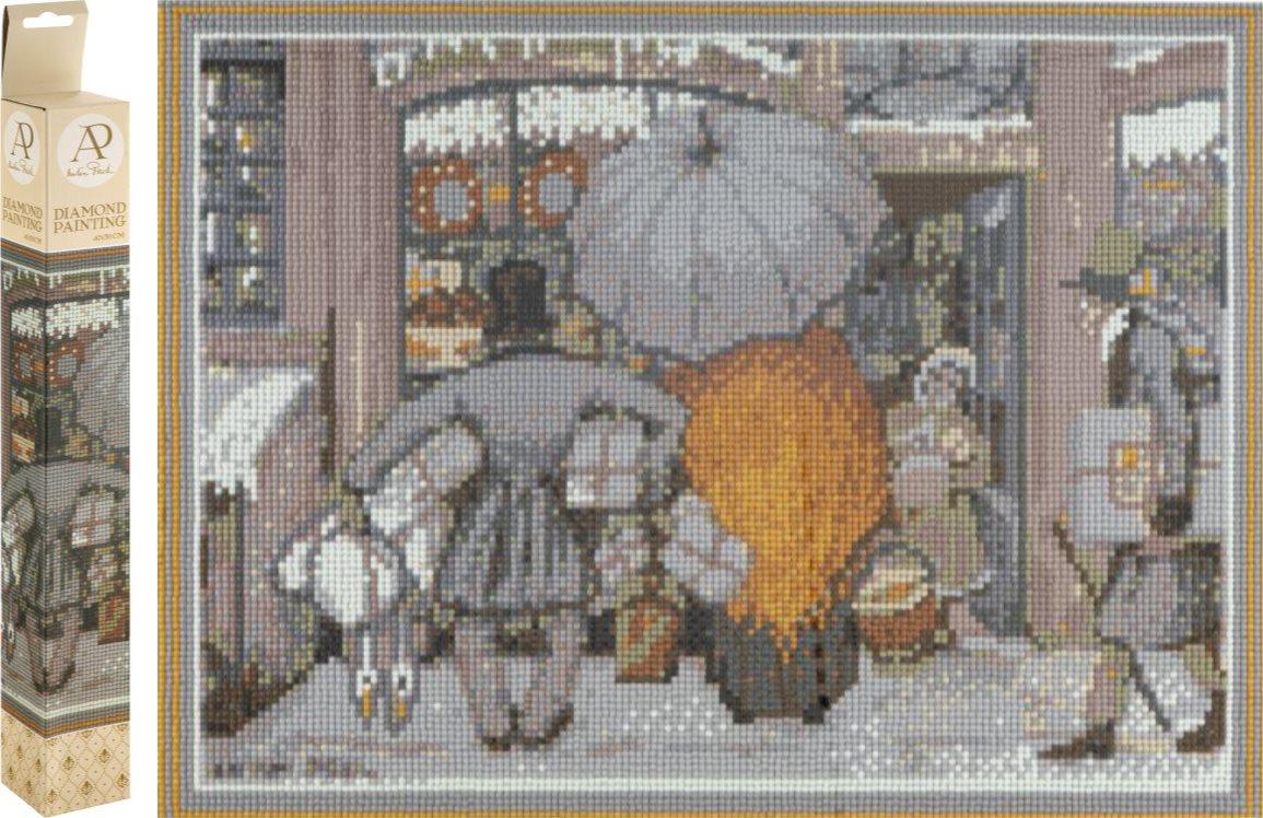 GRAFIX Diamantové maľovanie, Výloha, 50 × 40 cm