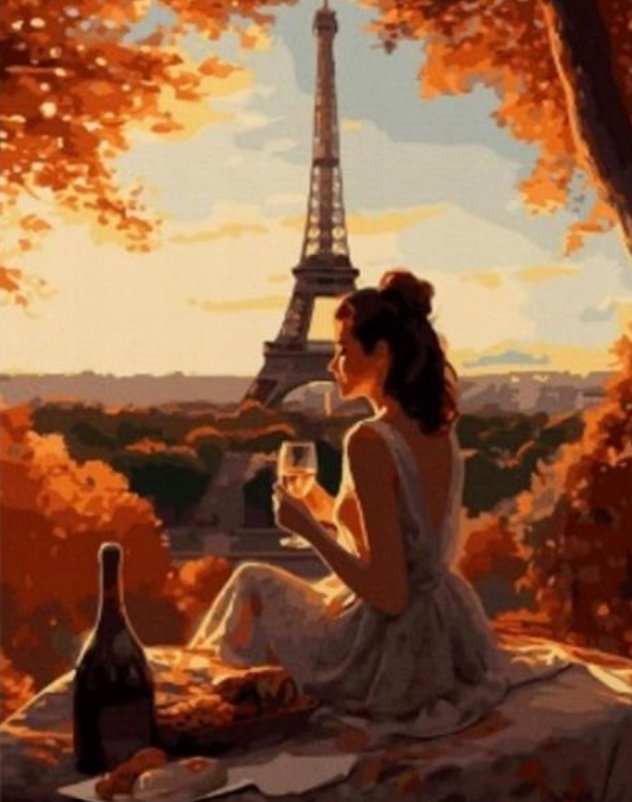 Norimpex Žena v Paríži 30 × 40 cm