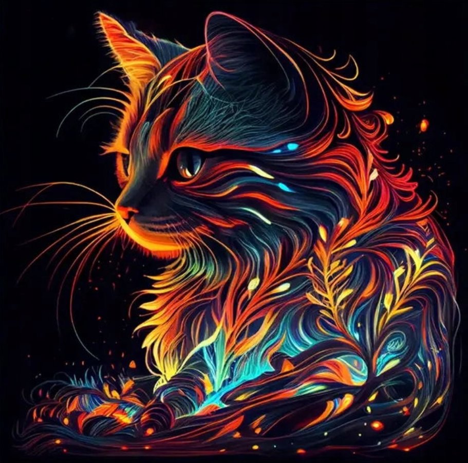 Norimpex Umelecká mačka 30 × 40 cm