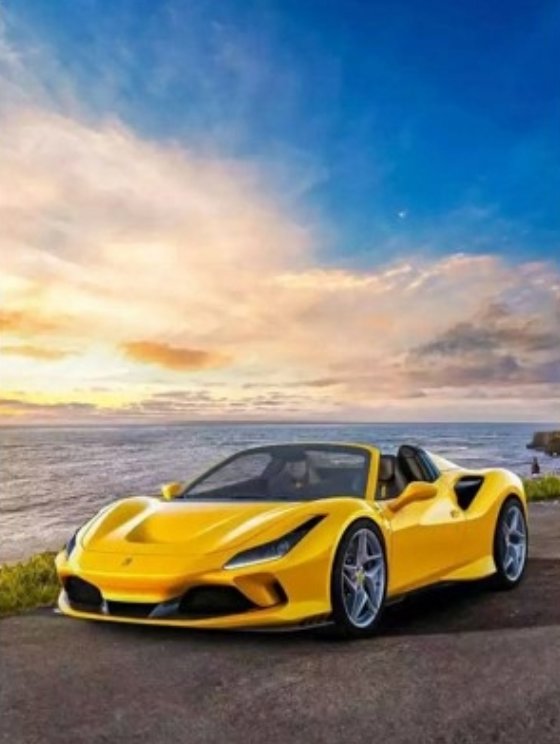 Norimpex Žlté Ferrari 30 × 40 cm