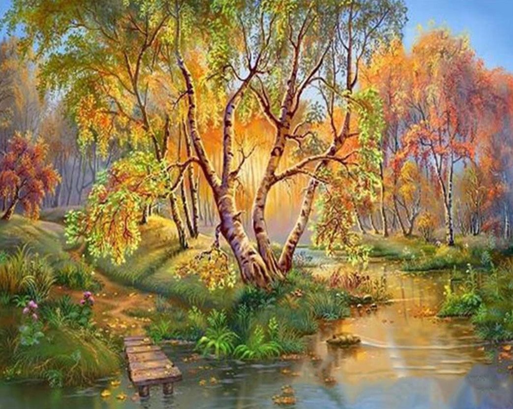 Norimpex Břízy nad potokem 30 × 40 cm