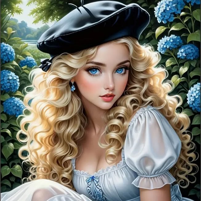 Norimpex Dievča s baretkou 30 × 40 cm