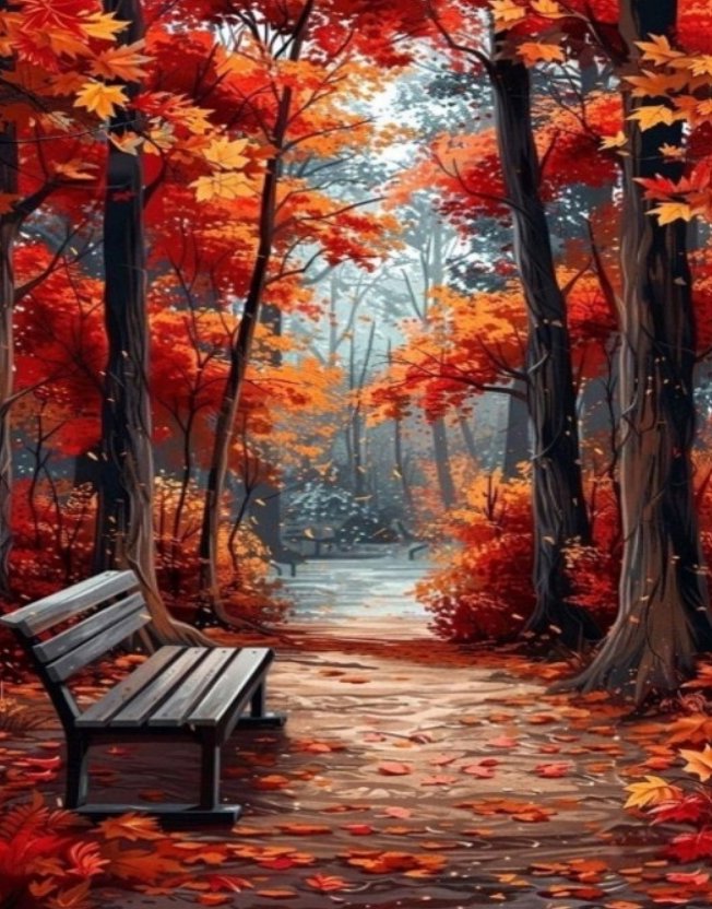 Norimpex Lavička v parku 30 × 40 cm