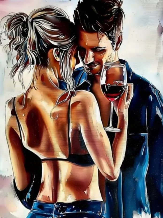 Norimpex Zamilovaný pár 30 × 40 cm