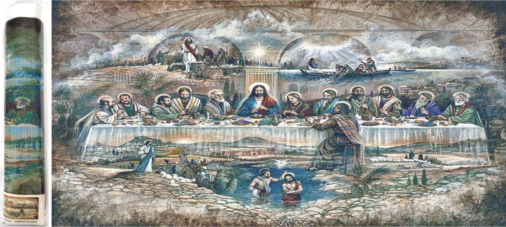 Norimpex Posledná večera 80 × 40 cm