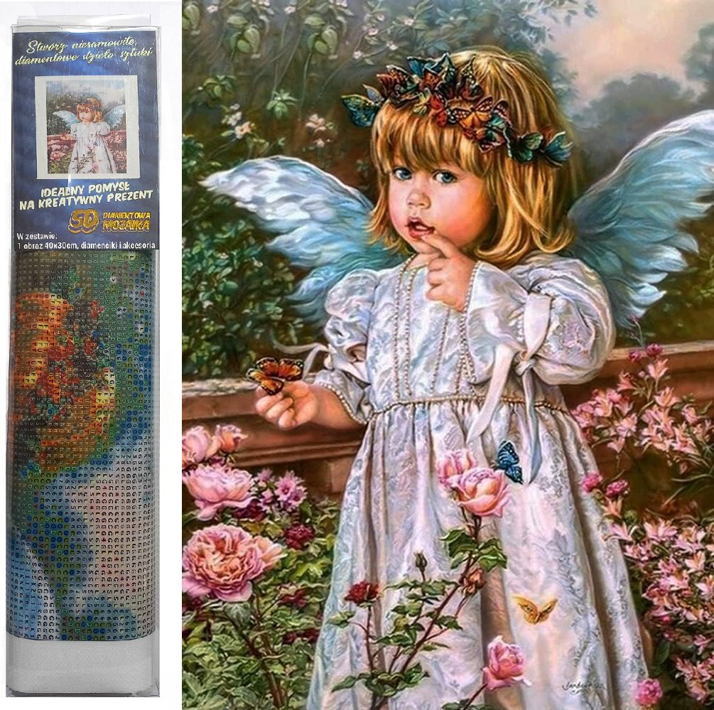 Norimpex Anjelik s kvetinami 30 × 40 cm