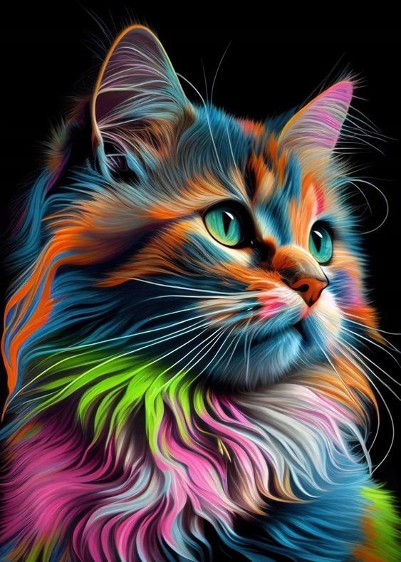 Norimpex Farebná mačka 30 × 40 cm