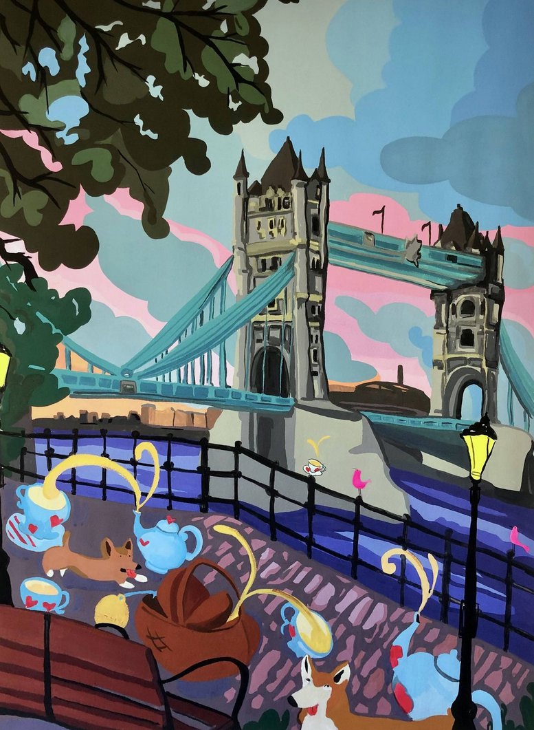 Norimpex Tower Bridge 30 × 40 cm