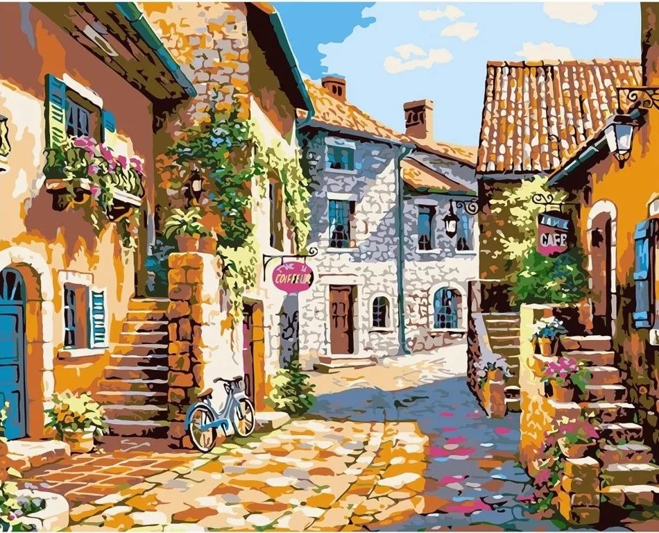 Norimpex Kamenná ulička v Taliansku 30 × 40 cm
