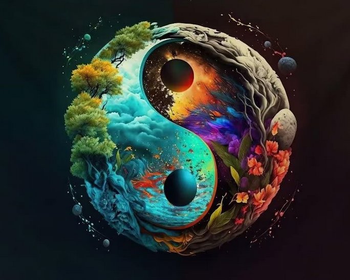 Norimpex Jin a Jang Zem 30 × 40 cm