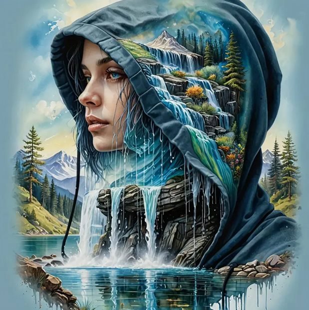 Norimpex Divokosť v kapucni 30 × 40 cm