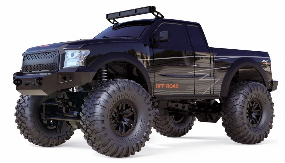 Amewi RC auto Dirt Climbing Pickup Crawler 1 : 10 čierne