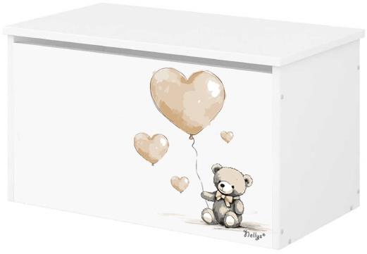 Box na hračky Nellys – Teddy love – béžový