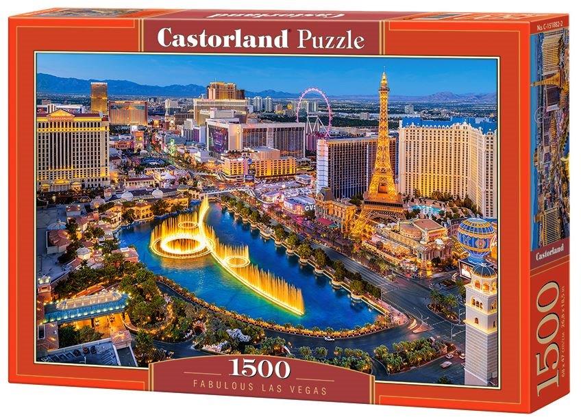 CASTORLAND Puzzle Báječné Las Vegas 1500 dielikov