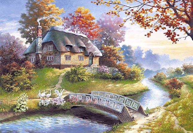 CASTORLAND Puzzle Chalupa 1500 dielikov