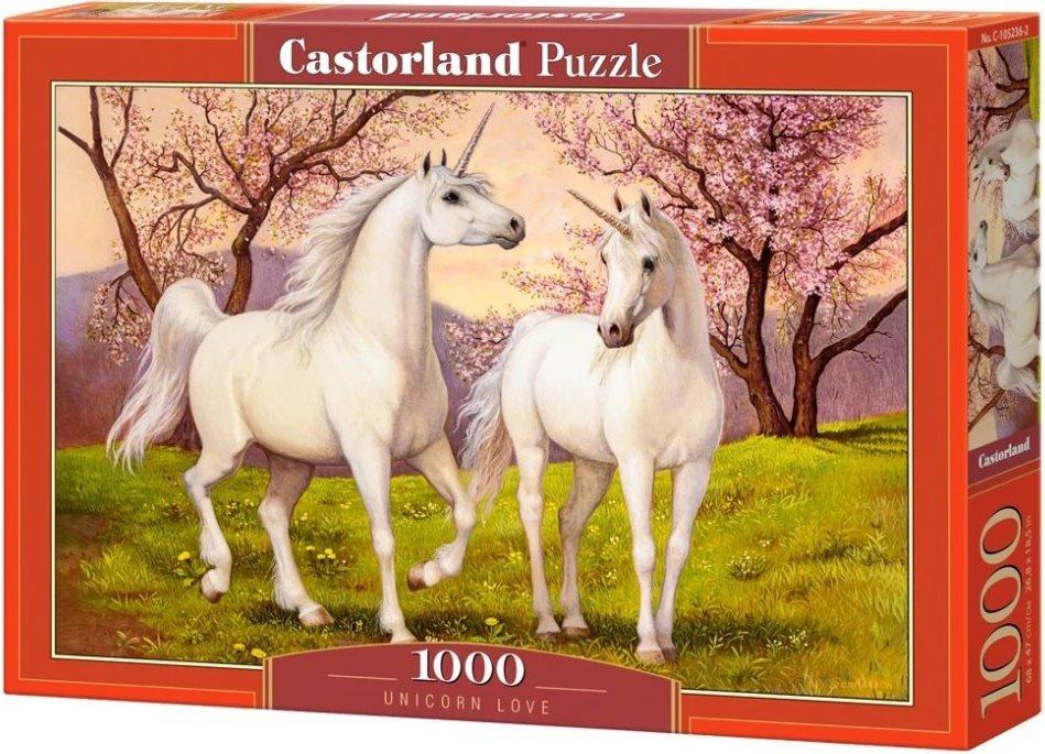 CASTORLAND Puzzle Láska jednorožca 1000 dielikov