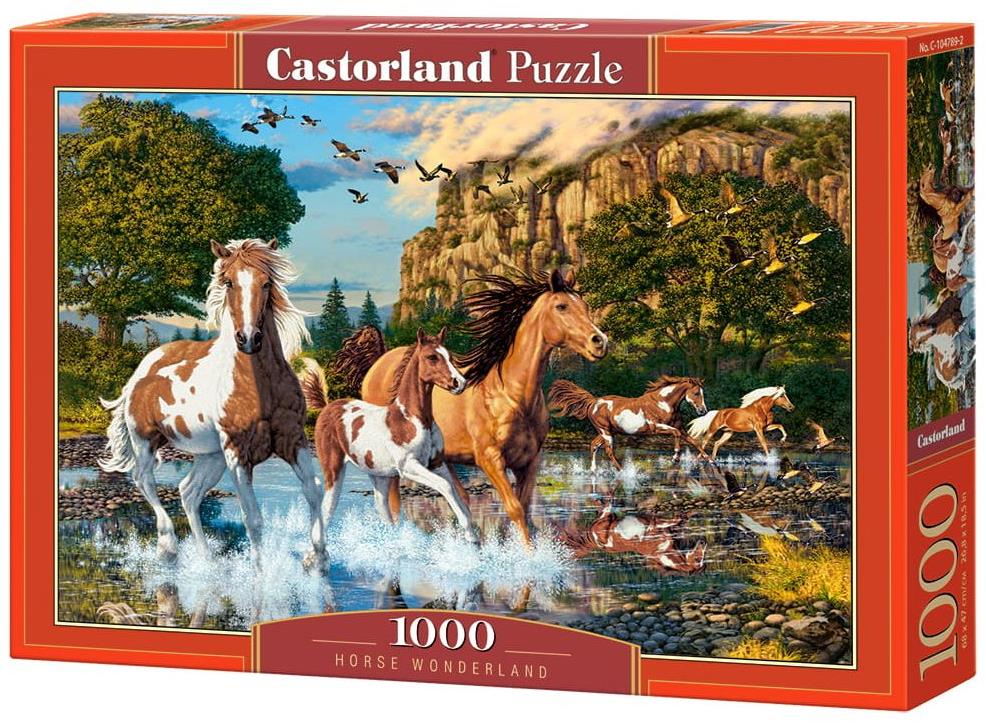 CASTORLAND Puzzle Konská ríša divov 1000 dielikov