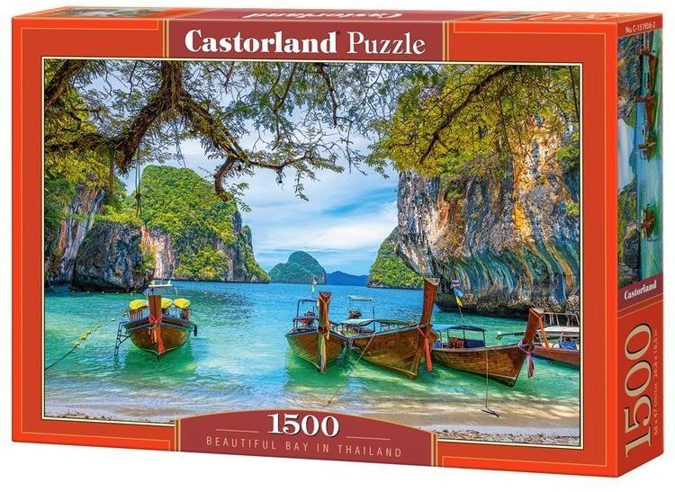 CASTORLAND Puzzle Krásna zátoka v Thajsku 1500 dielikov