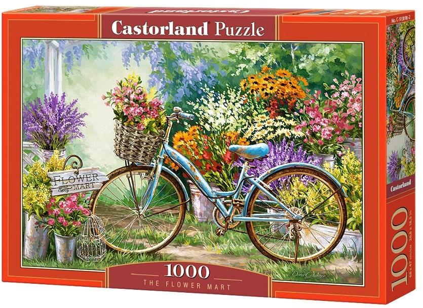 CASTORLAND Puzzle Kvetinový trh 1000 dielikov