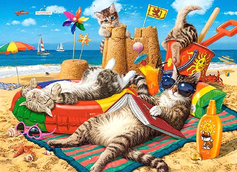 CASTORLAND Puzzle Letné vibrácie 300 dielikov