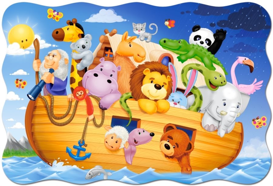 CASTORLAND Puzzle Noemova archa MAXI 20 dielikov
