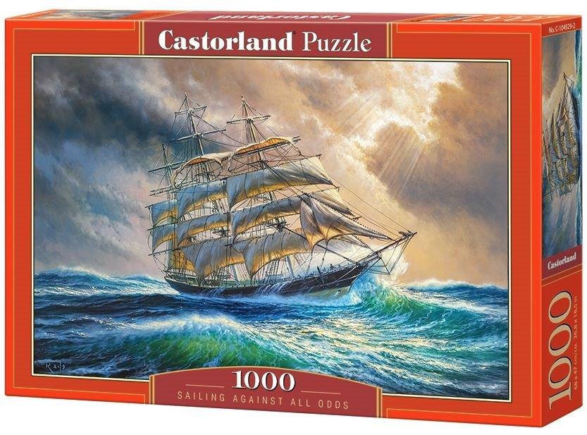 CASTORLAND Puzzle Plachetnica na mori 1000 dielikov