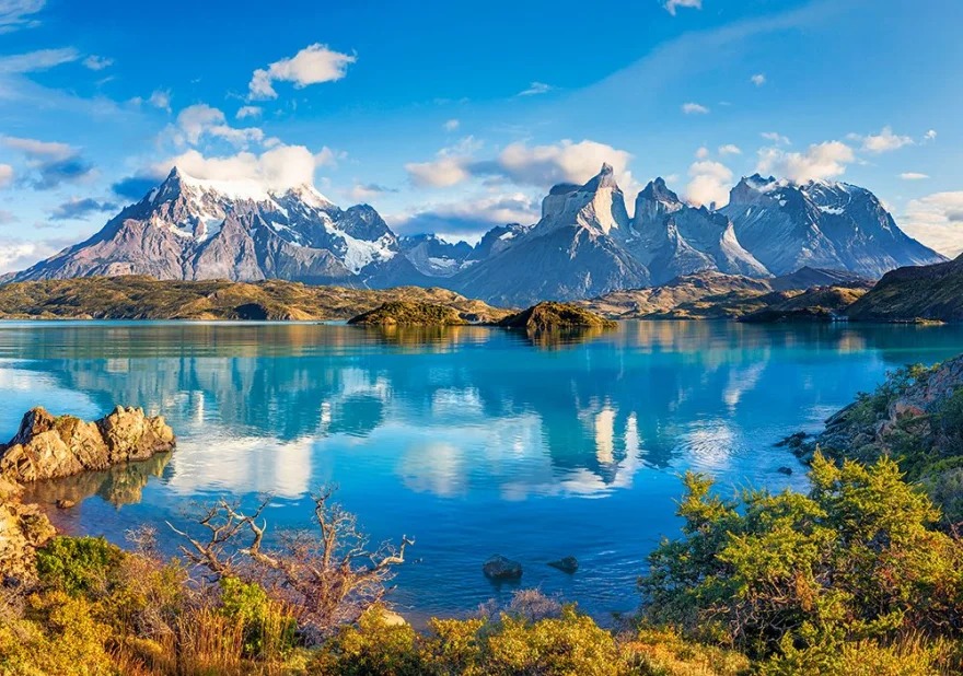CASTORLAND Puzzle Torres Del Paine, Patagónia, Čile 500 dielikov
