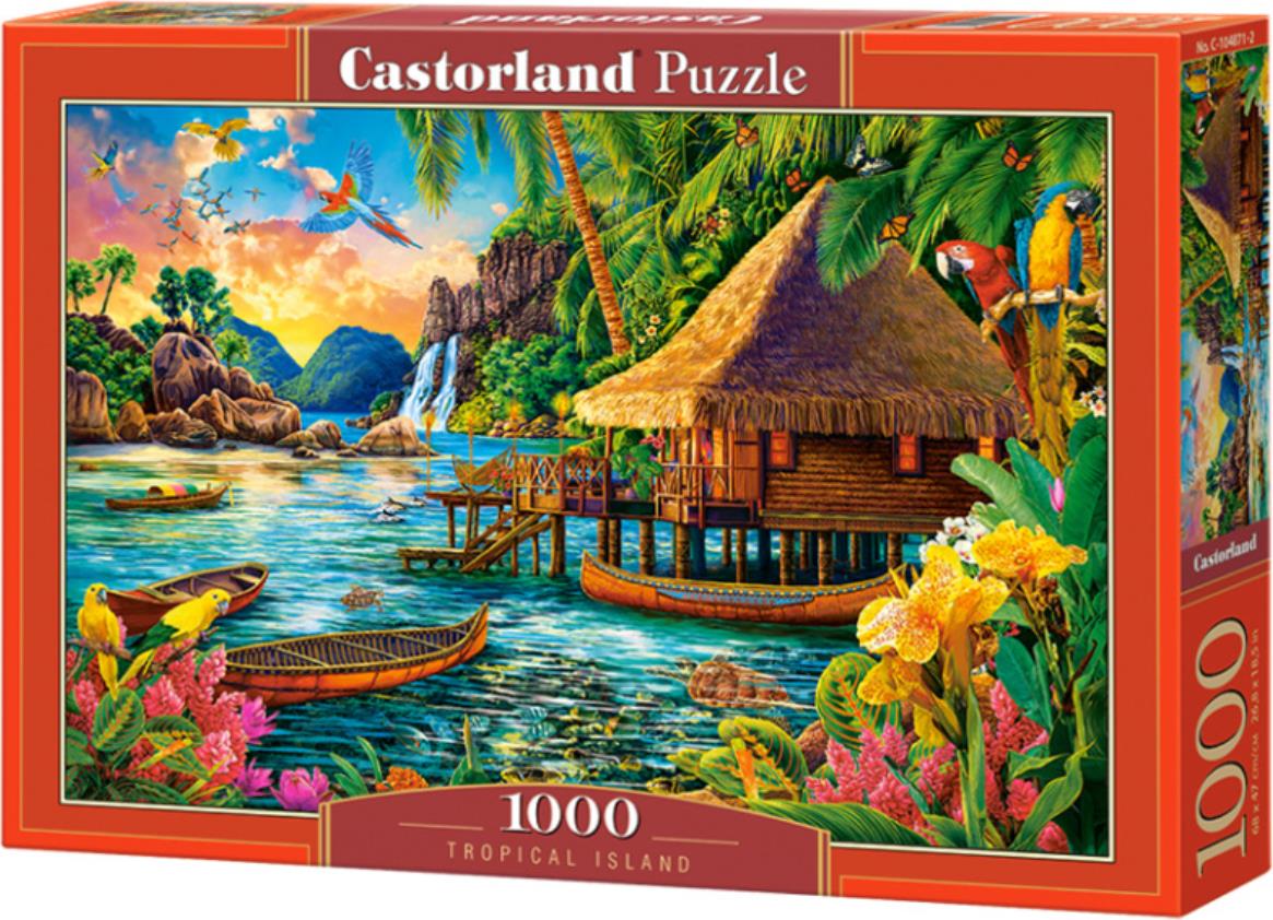 CASTORLAND Puzzle Tropický ostrov 1000 dielikov