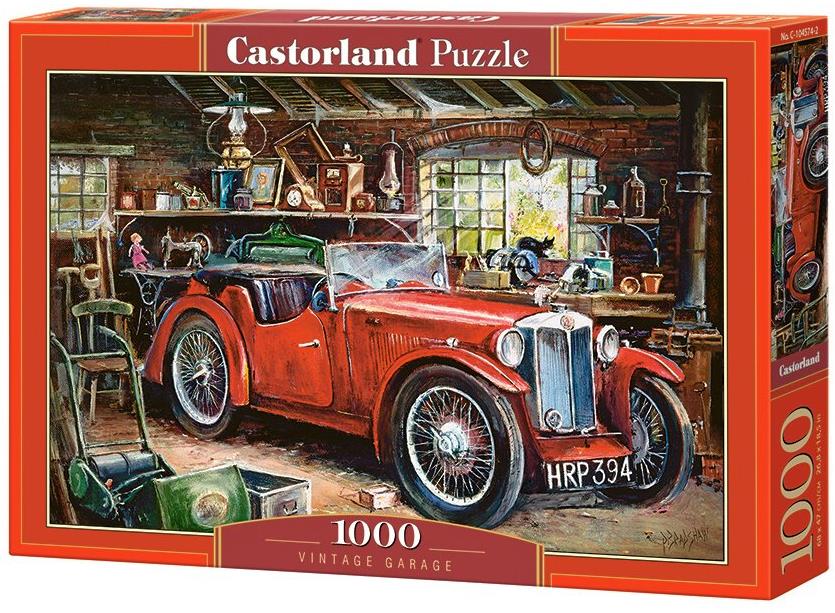 CASTORLAND Puzzle Veterán v garáži 1000 dielikov