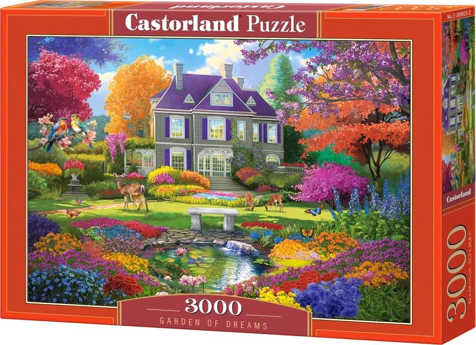 CASTORLAND Puzzle Záhrada snov 3000 dielikov