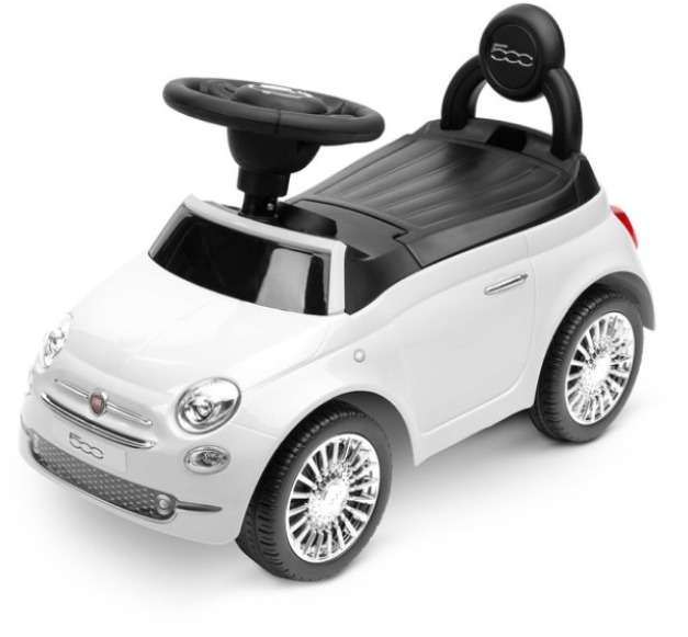 TOYZ Detské odrážadlo Fiat 500, biele