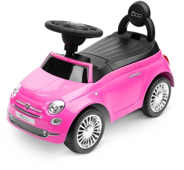 TOYZ Detské odrážadlo Fiat 500, ružové
