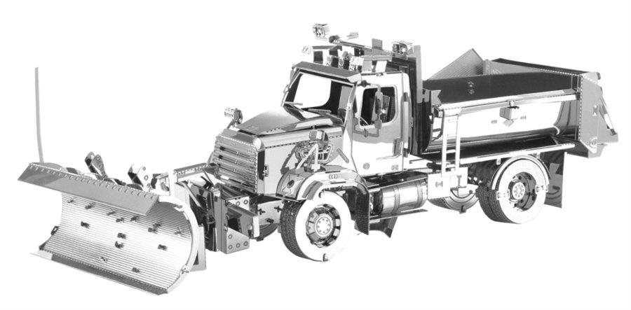 Metal Earth 3D puzzle Freightliner 114SD Snežný pluh