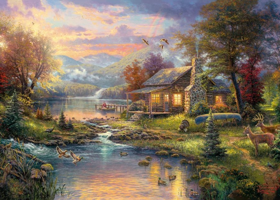 Schmidt Puzzle Prírodný raj 1000 dielikov