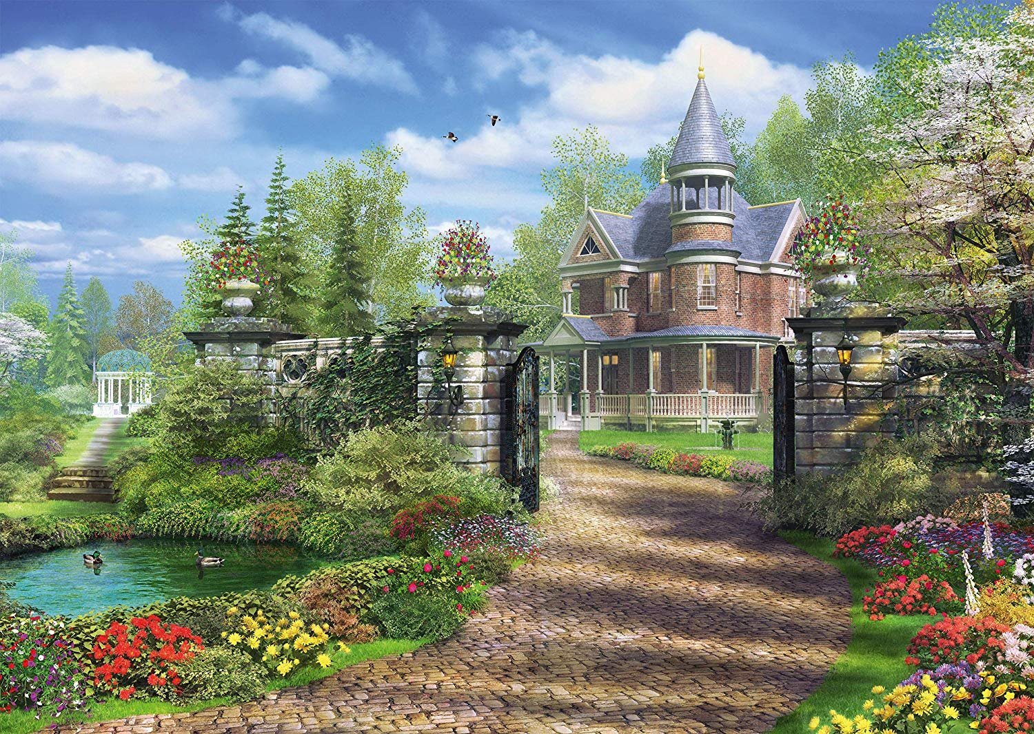 Schmidt Puzzle Idylické vidiecke obydlie 1000 dielikov