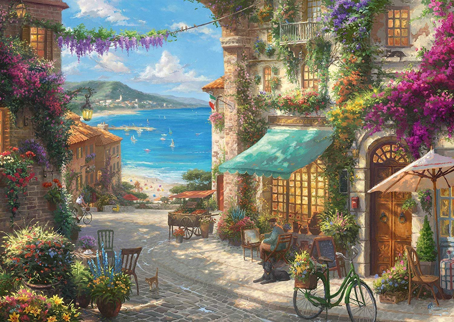 Schmidt Puzzle Talianska kaviareň 1000 dielikov