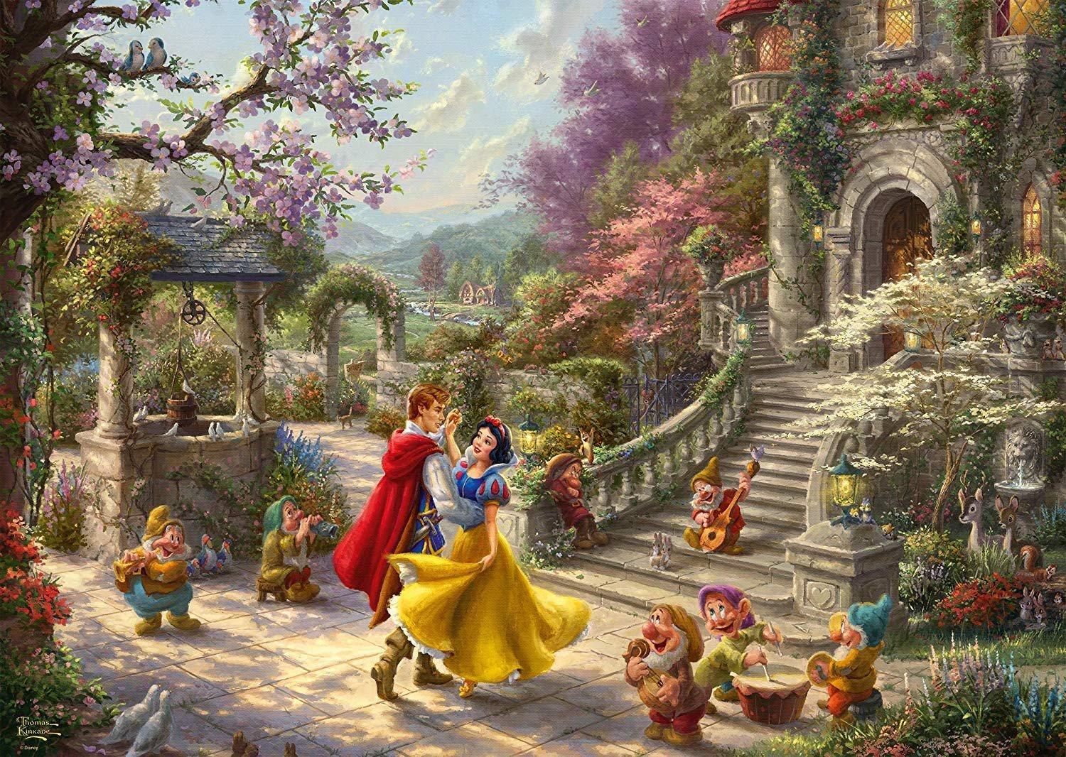 Schmidt Puzzle Snehulienka tancujúca v slnečných lúčoch 1000 dielikov